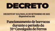 DECRETO Nº 3111/2025, 01 DE SETEMBRO DE 2025